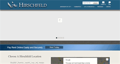 Desktop Screenshot of hirschfeldhomes.com